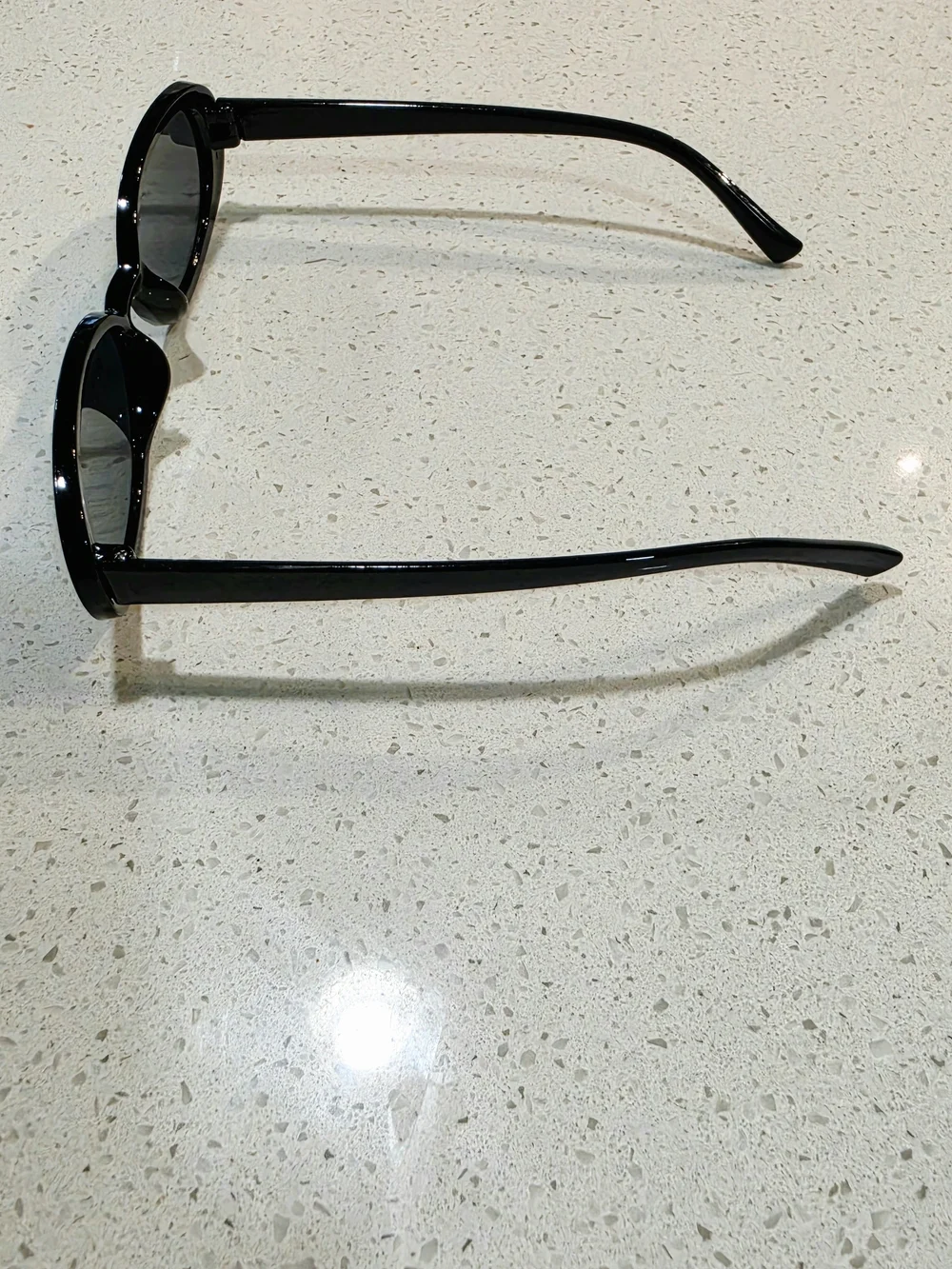 Classic Black Oval Sunglasses for Women